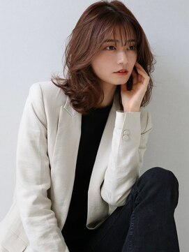 ソヨン 上挙母店(SOYON) ひし型シルエット シースルーバング ショコラベージュ