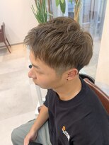 アメイジングヘアー 千歳店(AMAZING HAIR)&nbsp;ブルーグレージュ/ツーブロック/メンズカット/刈り上げ/束感