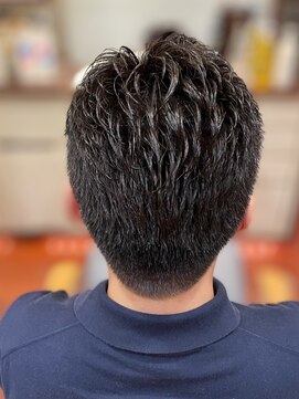 スカイ 亀戸店 (sky) ハイライト/マッシュパーマ/アッシュブラック<理容室>[亀戸]