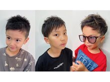 デザイニングヘアードゥ(designing hair Deux)の雰囲気（メンズ特化美容師にかかればキッズも大人顔負け☆）