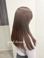 カラークチュール(Color Couture)&nbsp;切りっぱなしボブ/ピンクブラウン/エアリーロング/美髪のススメ