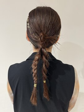 ミスト(mist) 〔mist：Yoko〕　編みおろし/カチモリ/あみおろし/結婚式　 #35