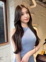 コフィー バイ メルト 吉祥寺(cofy by melt) 【中澤彩乃】ワンホンレイヤーロングアッシュブラウン韓国透明感