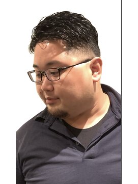 銀座マツナガ 浅草店 ビジネス風スキンフェード/ナチュラルパーマ