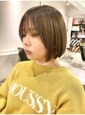 顎ラインボブ/切りっぱなしボブ/府中