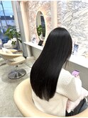 [elle by lond]栗原　瑠世　黒髪カタログ　小顔に見せるヘア
