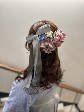 バサラ 大阪梅田店(VASARA) 袴にピッタリ　ゴージャスハーフアップ