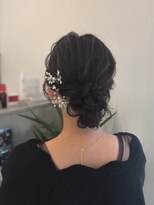 ドープリット(Dope LIT)&nbsp;シニヨン/お呼ばれヘア/ヘアセット