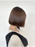 似合わせボブ/刈り上げボブ/マロンベージュ