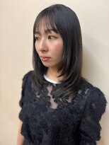 ベック ヘアサロン(BEKKU hair salon) 縮毛矯正で艶々☆韓国スタイルミディアムレイヤーカット恵比寿