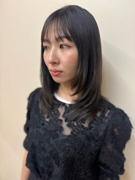 ベック ヘアサロン(BEKKU hair salon) 縮毛矯正で艶々☆韓国スタイルミディアムレイヤーカット恵比寿