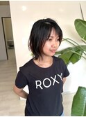 夏におすすめ!クビレイヤーミディ◎ハイライト×透明感ベージュ