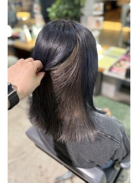 ザ ラボ アングゥ(The Labo ungu) アンブレラカラー/ネイビー×シルバー