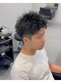 スパイキーショートスパイキーパーマ