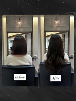 リゼル シブヤ(RISEL SHIBUYA) シールエクステ80本で自然なロングに!