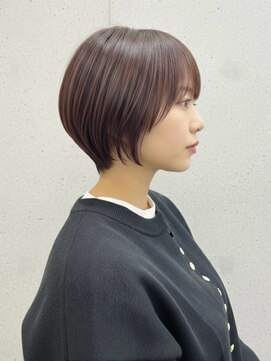 サンド 銀座(sand) 20代30代40代50代丸みショートボブ似合わせカット（短すぎない）