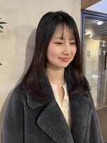 カールム(carlm)&nbsp;自然な丸み◎ツヤ髪ストレートセミロング