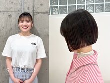 林 美緒 / SNSで話題の「ぱつっとボブ」と「透明感カラー」