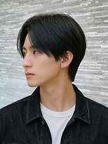 ルシード スタイル リコット(Lucido Style Ricotto)&nbsp;メンズビジネス黒髪流行ワックスなしデコ出しモテ髪スーツ眉毛