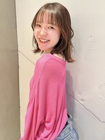 カセッタ(Casetta.) ミディアムと顔まわりレイヤー