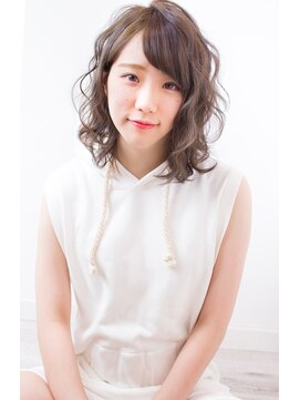 ユナイテッドケアーズ 名駅店(UNITED CARES) 透明感！グレージュ系ウェーブスタイル【ユナイテッドケアーズ】