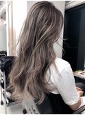ハイライトグレージュ_くすみカラーラベージュラベンダーピンク