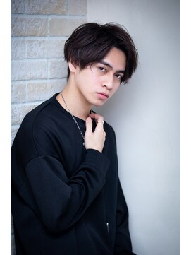 ヘアーアートシフォン 池袋西口店(Hair art chiffon) ビジネスサイドグラデーションスリークショートフェードカット