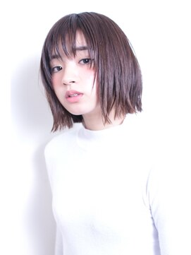 サイン(SIGN) 【大人かわいい切りっぱなしボブ/SIGN江渡裕司/イルミナカラー】