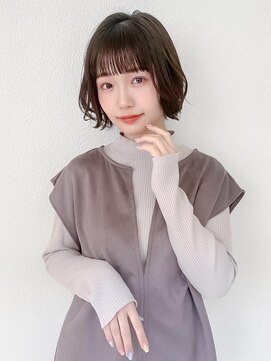 オーブ ヘアー ルアン 松本2号店(AUBE HAIR luanne) 20代・30代_あごラインミニボブ