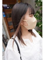 ボアップ 新居浜店(boappu)&nbsp;#インナー#ミディアム #ミルクティー #イヤリングカラー