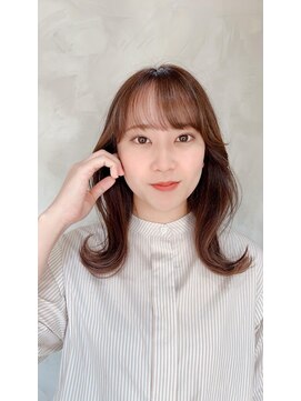 フラッグ ヘアー 天神西通り店(Flag HAIR) スモーキーベージュ　モテヘアー　愛されヘア
