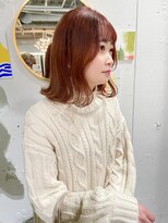 クリアーオブヘアー 栄南店(CLEAR of hair) オレンジカラー×ボブ