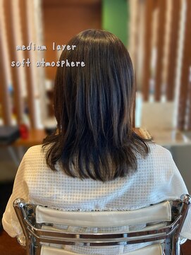 ピールアーク(peal ark) 20代30代40代大人かわいい韓国ミディアム 2wayバング 前髪カット