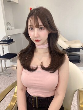 ラヴィ(Lavie) 韓国スタイル/顔まわりカット/コテ巻き仕上げ