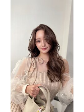 ラル 立川(lar) ツウィベージュ_前髪マチルダボブピンクベージュ