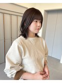 ミルクティーベージュダブルカラーインナーカラーケアブリーチ