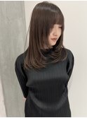 【YOKE】20代30代ミルクティーアッシュ顔まわりレイヤー
