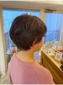 ショートボブ/フェザーショート/パーマ/20代30代40代50代