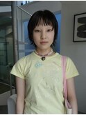 ベージュカラー/ブリーチなしダブルカラー/赤 み消し/渋谷/原宿