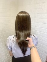 ヘアースペースブルーム プリュス 石橋店(HAIR SPACE BLOOM plus)&nbsp;赤みの無いグレージュカラー/髪質改善カラー/透明感カラー/艶髪