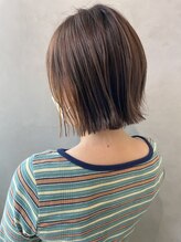 ＊《ヘアスタイル保存数No.1！！》切りっぱなしボブ