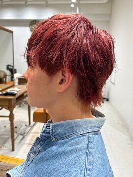 ネイロ 北千住(NeiRo) メンズマッシュブリーチカラーブロンドカラーハイライトカラー