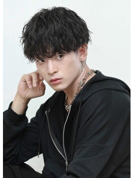 リップス 心斎橋(LIPPS) 緩め　波巻き　ツイストスパイラル　マッシュ