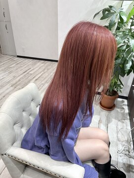 ベルヘアーデザイン 堺東(Belle hair Design) 外国人風/ストレートレイヤー/ピンクカラー