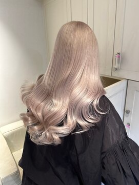 ベレーザ 渋谷(BELEZA) 12209艶髪マロンベージュ韓国風巻きミルクティーベージュロング