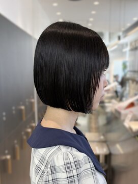 ロンドシエル 横浜(Lond ciel) オリーブグレー/レイヤーカット/黒髪/マロンベージュ/横浜