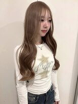 ペレ アネックス 大阪梅田茶屋町店(PELE ANNEX)&nbsp;ホワイトグレージュ/デジタルパーマ/チェリーブラウン/梅田