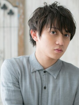 モッズヘアー メン 戸田公園店(mod's hair men) ダークアッシュ束感ショート刈り上げない就活ヘアg戸田公園