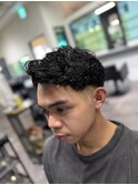 MEN’S HAIR/テーパーフェード/アップバンクスタイル　ST