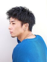 リップス 天神(LIPPS) 『大人爽やかショート』　ツーブロック　前髪上げ　刈り上げ